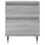 Bedside table 2 pcs Sonoma gray engineered wood 40x35x50 cm by vidaXL, Nightstands - Ref: Foro24-830665, Price: 74,69 €, Disc...