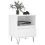 Bedside tables 2 units engineered wood white 40x35x50 cm by vidaXL, Nightstands - Ref: Foro24-830621, Price: 80,79 €, Discoun...