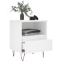 Bedside tables 2 units engineered wood white 40x35x50 cm by vidaXL, Nightstands - Ref: Foro24-830621, Price: 80,79 €, Discoun...