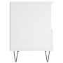 Bedside tables 2 units engineered wood white 40x35x50 cm by vidaXL, Nightstands - Ref: Foro24-830621, Price: 80,79 €, Discoun...