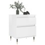 Nightstands 2 pcs glossy white engineered wood 40x35x50 cm by vidaXL, Nightstands - Ref: Foro24-830657, Price: 92,60 €, Disco...