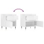 Nightstands 2 pcs glossy white engineered wood 40x35x50 cm by vidaXL, Nightstands - Ref: Foro24-830657, Price: 92,60 €, Disco...