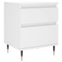 Mesita de noche madera contrachapada blanco 40x35x50 cm de vidaXL, Mesitas de noche - Ref: Foro24-830652, Precio: 49,61 €, De...