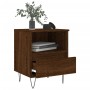 Oak brown engineered wood bedside table 40x35x50 cm by vidaXL, Nightstands - Ref: Foro24-830634, Price: 50,13 €, Discount: %