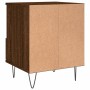 Oak brown engineered wood bedside table 40x35x50 cm by vidaXL, Nightstands - Ref: Foro24-830634, Price: 50,13 €, Discount: %