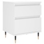 Nightstands 2 pcs engineered wood white 40x35x50 cm by vidaXL, Nightstands - Ref: Foro24-830653, Price: 69,93 €, Discount: %