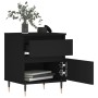 Nightstands 2 pcs engineered wood black 40x35x50 cm by vidaXL, Nightstands - Ref: Foro24-830655, Price: 76,54 €, Discount: %