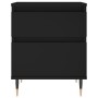 Nightstands 2 pcs engineered wood black 40x35x50 cm by vidaXL, Nightstands - Ref: Foro24-830655, Price: 76,54 €, Discount: %