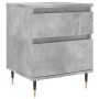 Concrete gray engineered wood bedside table 40x35x50 cm by vidaXL, Nightstands - Ref: Foro24-830660, Price: 41,10 €, Discount: %