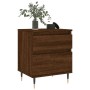 Nightstands 2 pcs oak brown engineered wood 40x35x50 cm by vidaXL, Nightstands - Ref: Foro24-830667, Price: 70,65 €, Discount: %