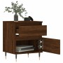 Nightstands 2 pcs oak brown engineered wood 40x35x50 cm by vidaXL, Nightstands - Ref: Foro24-830667, Price: 70,65 €, Discount: %