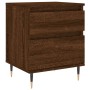 Nightstands 2 pcs oak brown engineered wood 40x35x50 cm by vidaXL, Nightstands - Ref: Foro24-830667, Price: 70,65 €, Discount: %