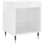 Glossy white engineered wood bedside table 40x35x50 cm by vidaXL, Nightstands - Ref: Foro24-830704, Price: 35,61 €, Discount: %