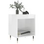 Glossy white engineered wood bedside table 40x35x50 cm by vidaXL, Nightstands - Ref: Foro24-830704, Price: 35,61 €, Discount: %