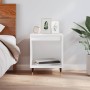 Mesita de noche madera contrachapada blanco 40x35x50 cm de vidaXL, Mesitas de noche - Ref: Foro24-830700, Precio: 29,43 €, De...