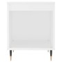 Mesita de noche madera contrachapada blanco 40x35x50 cm de vidaXL, Mesitas de noche - Ref: Foro24-830700, Precio: 29,43 €, De...