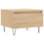 Mesa de centro madera de ingeniería roble Sonoma 50x46x35 cm de vidaXL, Mesas de centro - Ref: Foro24-830866, Precio: 36,24 €...