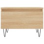 Mesa de centro madera de ingeniería roble Sonoma 50x46x35 cm de vidaXL, Mesas de centro - Ref: Foro24-830866, Precio: 36,24 €...