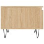 Mesa de centro madera de ingeniería roble Sonoma 50x46x35 cm de vidaXL, Mesas de centro - Ref: Foro24-830866, Precio: 36,24 €...