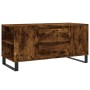 Smoked oak engineered wood coffee table 102x44.5x50 cm by vidaXL, Coffee table - Ref: Foro24-831009, Price: 82,79 €, Discount: %