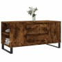 Smoked oak engineered wood coffee table 102x44.5x50 cm by vidaXL, Coffee table - Ref: Foro24-831009, Price: 82,79 €, Discount: %