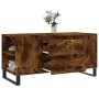 Smoked oak engineered wood coffee table 102x44.5x50 cm by vidaXL, Coffee table - Ref: Foro24-831009, Price: 82,79 €, Discount: %