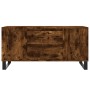 Smoked oak engineered wood coffee table 102x44.5x50 cm by vidaXL, Coffee table - Ref: Foro24-831009, Price: 82,79 €, Discount: %