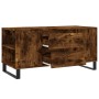 Smoked oak engineered wood coffee table 102x44.5x50 cm by vidaXL, Coffee table - Ref: Foro24-831009, Price: 82,79 €, Discount: %