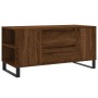 Mesa de centro madera de ingeniería marrón roble 102x44,5x50 cm de vidaXL, Mesas de centro - Ref: Foro24-831011, Precio: 88,4...