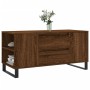 Engineered wood brown oak coffee table 102x44.5x50 cm by vidaXL, Coffee table - Ref: Foro24-831011, Price: 88,44 €, Discount: %