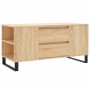 Mesa de centro madera de ingeniería roble Sonoma 102x44,5x50 cm de vidaXL, Mesas de centro - Ref: Foro24-831007, Precio: 81,5...