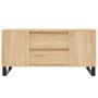 Mesa de centro madera de ingeniería roble Sonoma 102x44,5x50 cm de vidaXL, Mesas de centro - Ref: Foro24-831007, Precio: 81,5...