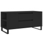 Mesa de centro madera de ingeniería negro 102x44,5x50 cm de vidaXL, Mesas de centro - Ref: Foro24-831005, Precio: 85,43 €, De...