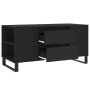 Mesa de centro madera de ingeniería negro 102x44,5x50 cm de vidaXL, Mesas de centro - Ref: Foro24-831005, Precio: 85,43 €, De...