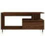 Mesa de centro madera contrachapada roble marrón 90x49x45 cm de vidaXL, Mesas de centro - Ref: Foro24-831019, Precio: 63,51 €...