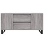 Mesa de centro madera de ingeniería gris Sonoma 102x44,5x50 cm de vidaXL, Mesas de centro - Ref: Foro24-831010, Precio: 87,99...