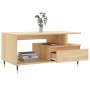 Mesa de centro madera contrachapada roble Sonoma 90x49x45 cm de vidaXL, Mesas de centro - Ref: Foro24-831015, Precio: 65,99 €...