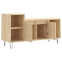 Sonoma oak plywood TV cabinet 100x35x55 cm by vidaXL, TV Furniture - Ref: Foro24-831319, Price: 56,99 €, Discount: %