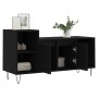 TV stand made of black plywood 100x35x55 cm by vidaXL, TV Furniture - Ref: Foro24-831317, Price: 57,68 €, Discount: %