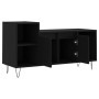 TV stand made of black plywood 100x35x55 cm by vidaXL, TV Furniture - Ref: Foro24-831317, Price: 57,68 €, Discount: %