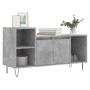 TV stand made of gray concrete plywood, measuring 100x35x55 cm. by vidaXL, TV Furniture - Ref: Foro24-831320, Price: 57,99 €,...