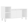 White plywood TV cabinet 100x35x55 cm by vidaXL, TV Furniture - Ref: Foro24-831316, Price: 57,78 €, Discount: %