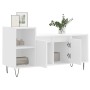 White plywood TV cabinet 100x35x55 cm by vidaXL, TV Furniture - Ref: Foro24-831316, Price: 57,78 €, Discount: %