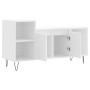 White plywood TV cabinet 100x35x55 cm by vidaXL, TV Furniture - Ref: Foro24-831316, Price: 57,78 €, Discount: %