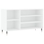 Mueble zapatero madera contrachapada blanco 102x36x60 cm de vidaXL, Zapateros y organizadores de calzado - Ref: Foro24-831404...