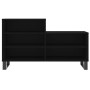 Mueble zapatero madera contrachapada negro 102x36x60 cm de vidaXL, Zapateros y organizadores de calzado - Ref: Foro24-831397,...