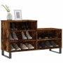 Mueble zapatero madera contrachapada roble ahumado 102x36x60 cm de vidaXL, Zapateros y organizadores de calzado - Ref: Foro24...