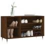 Mueble zapatero madera contrachapada roble marrón 102x36x60 cm de vidaXL, Zapateros y organizadores de calzado - Ref: Foro24-...