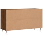 Mueble zapatero madera contrachapada roble marrón 102x36x60 cm de vidaXL, Zapateros y organizadores de calzado - Ref: Foro24-...