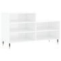 Glossy white plywood shoe cabinet 102x36x60 cm by vidaXL, Shoe racks and shoe organizers - Ref: Foro24-831382, Price: 47,57 €...